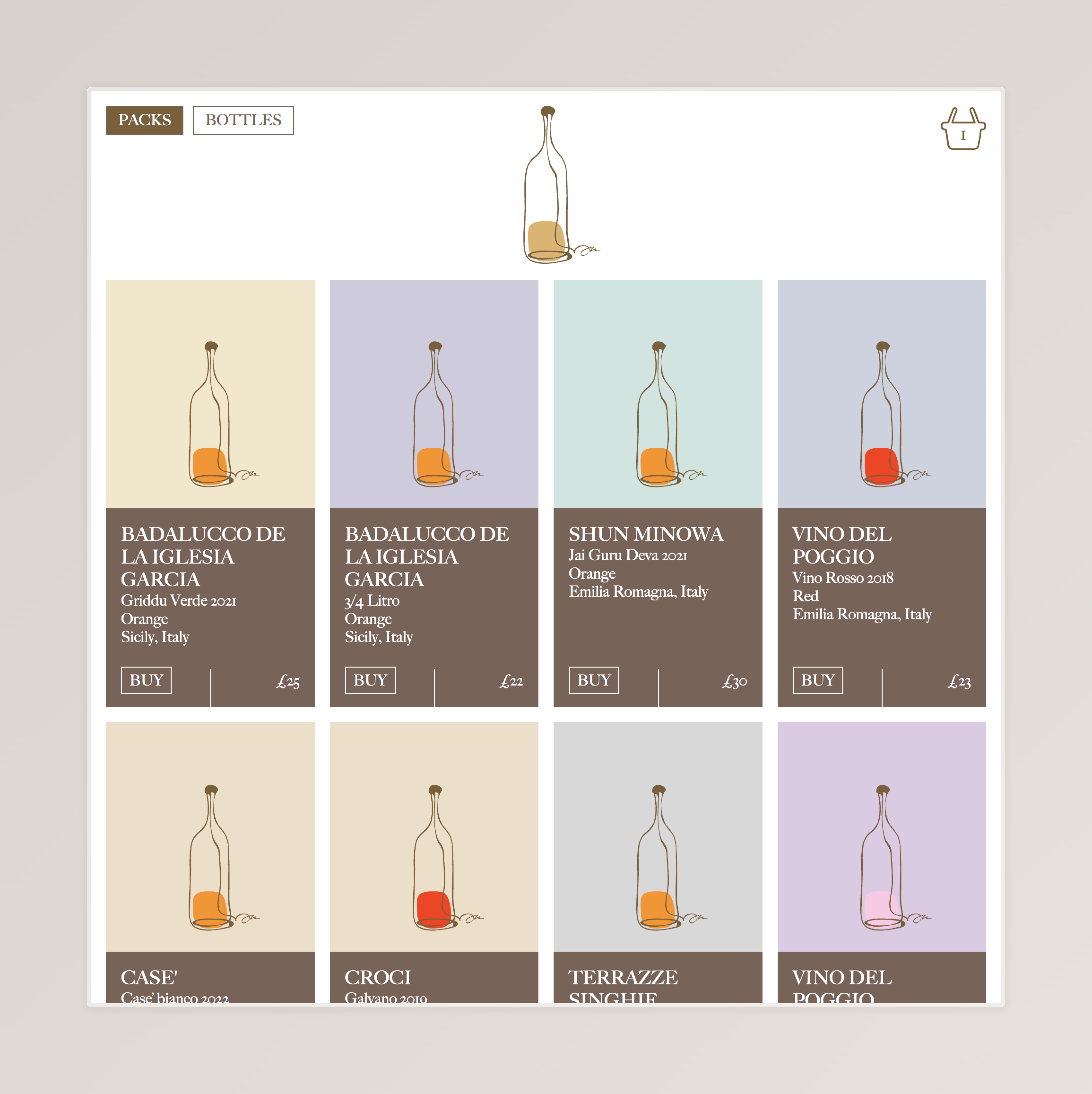 Naturallywines - Online Wine Shop bottles view